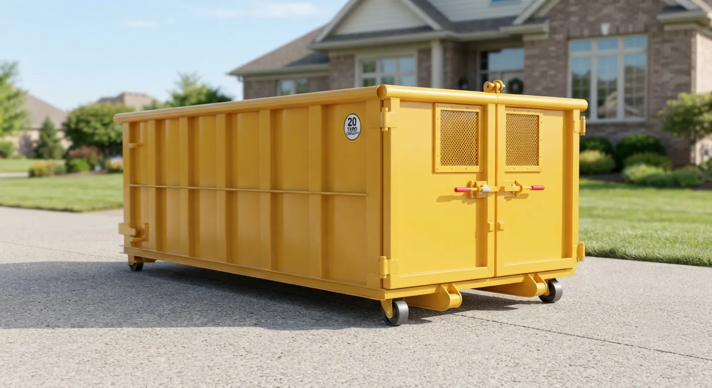 10 yard dumpster rental from our Antioch fleet
