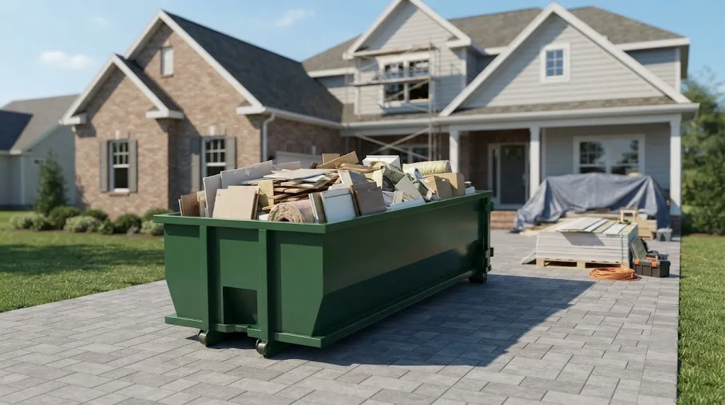 20 yard dumpster rental from our Antioch fleet